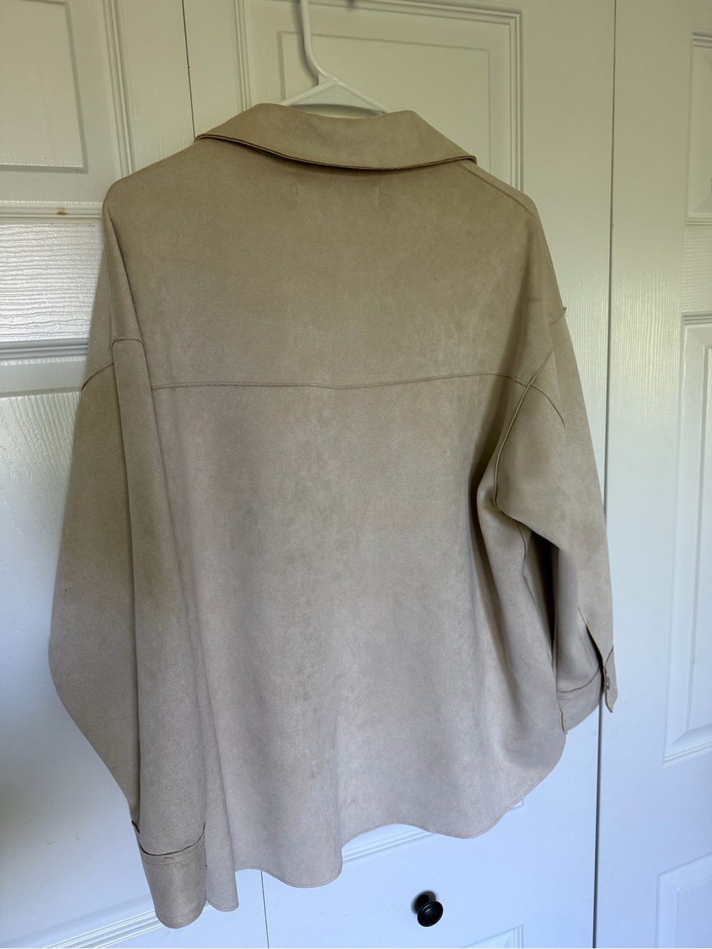 Zara Light Beige Utility Jacket - Picture 4 of 5